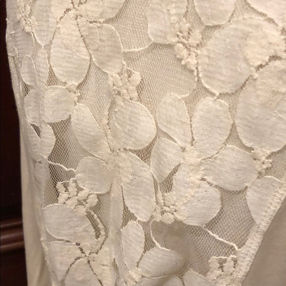 Anthro TINY open cardi with lace back NWT Small - Picture 6 of 8